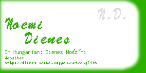 noemi dienes business card